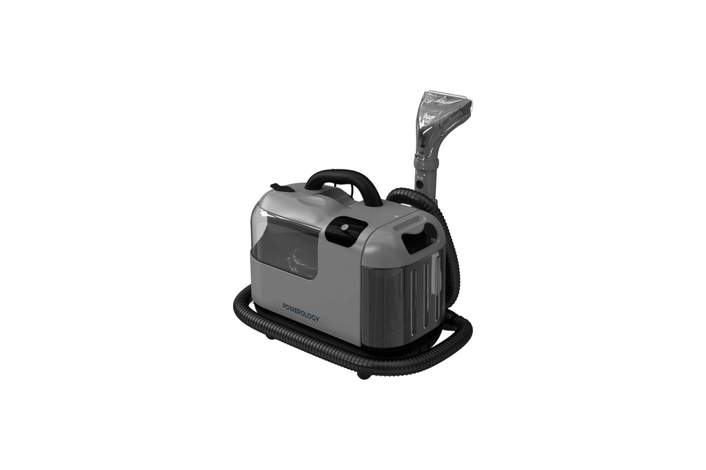 Powerology Sıcak Su ve Buharlı Leke Temizleyici, Güçlü Emiş, Çift Tanklı Sistem, Sprey, Fırçalama ve Emiş, Halı ve Döşeme Temizleyici, Ev ve Ofis için Taşınabilir Buharlı Temizleme Makinesi