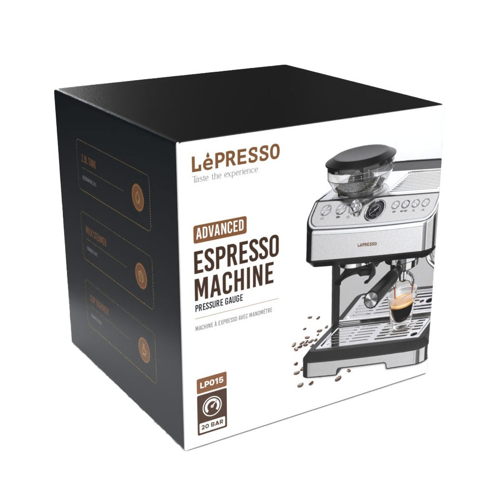 Lepresso Advanced Espresso Machine with Pressure Gauge LP015 Kahme Makinesi