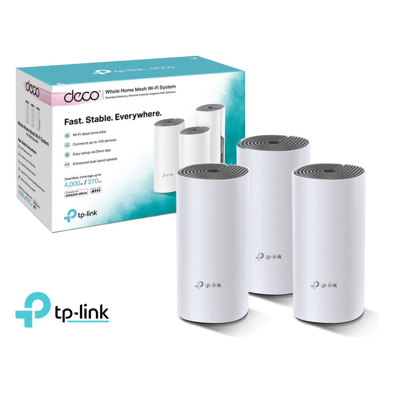 tp-link-deco-e4-3-pack-wi-fi-5-mesh-sistemi-ac1200-mbps-hiz-fiber-uyumlu-cift-bant-100-mbps-port-100-cihaz-destegi-370-m-kapsama-wpa3