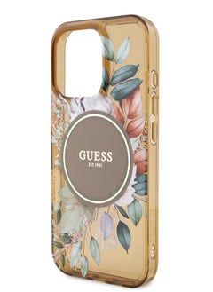 Apple iPhone 16 Pro Kılıf Guess Orjinal Lisanslı Gül Baskılı