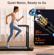 King Smith WalkingPad R3 Hybrid 1-12 km/h, Ev ve Ofis için Kompakt Sessiz Koşu Bandı