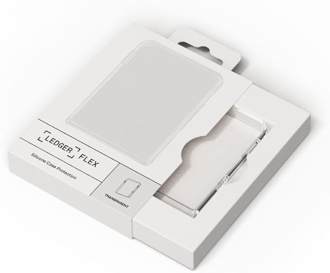 Ledger Flex Koruyucu Kılıf - Dokunmatik Ekranlı Kripto Cüzdanları için Koruma - Şeffaf