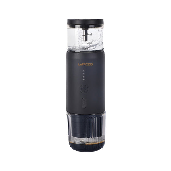 LePresso 135W 80ml Portable Espresso Machine with Temperature Display, Direct Heating and Extraction for Perfect Coffee LP001