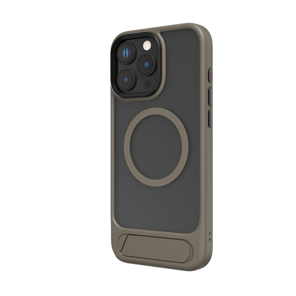 Levelo Matteo Case with Bottom Stand Grip for iPhone 16 ProMax / Pro