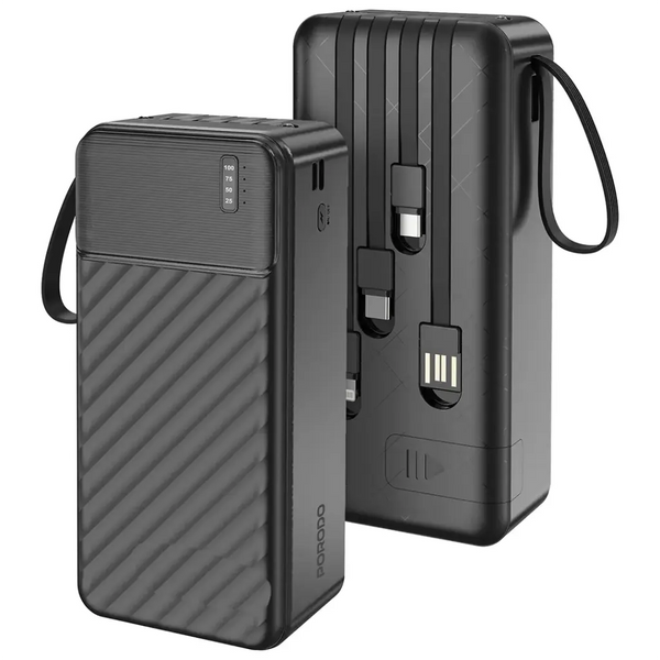 Porodo Piano 30000mAh Entegre Kablolu Power Bank