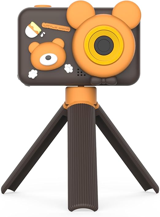 Porodo Kids Digital Camera With Tripod Stand: 26MP Camera Resolution, Front & Selfie Camera, 4-5H Working Time, 2H Recharge Time, 400mAh Battery, 2.0" IPS Screen