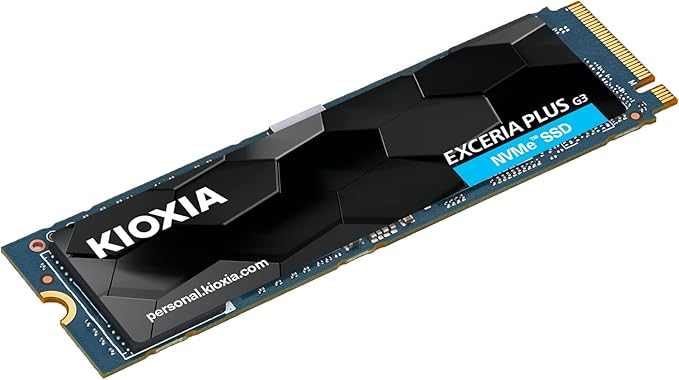 KIOXIA EXCERIA PLUS G3 1TB NVMe SSD – M.2 2280, PCIe Gen4, 5000MB/s Okuma, 3900MB/s Yazma