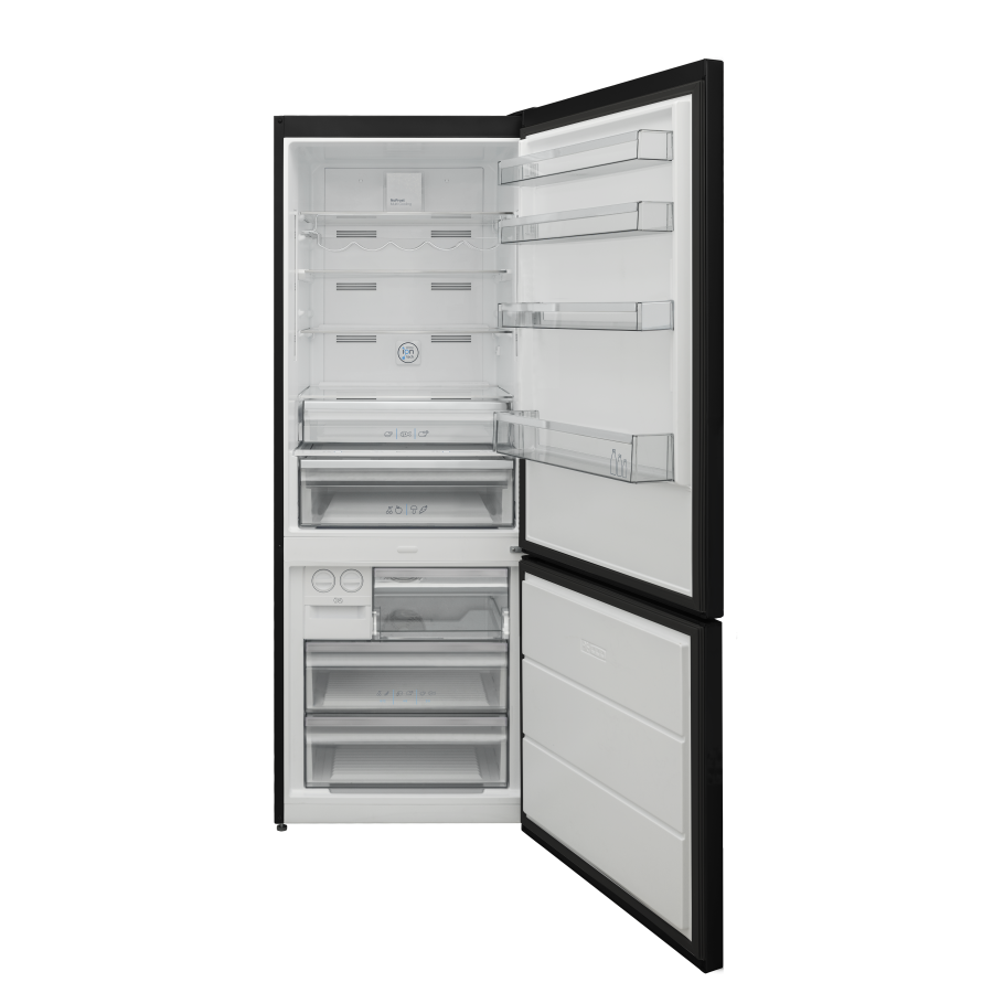 finlux-frb461nf70gb-461-lt-alttan-donduruculu-siyah-cam-buzdolabi