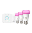 Philips Hue Başlangıç kiti: 3 E27 akıllı ampul (1100) + kısma anahtarı