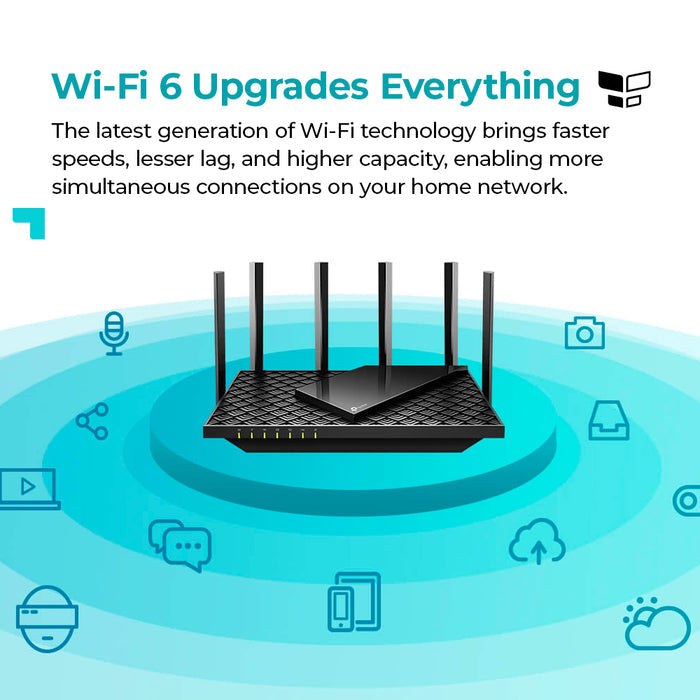 TP-LINK Archer AX73 Dual Bant Wi-Fi 6 Router AX5400