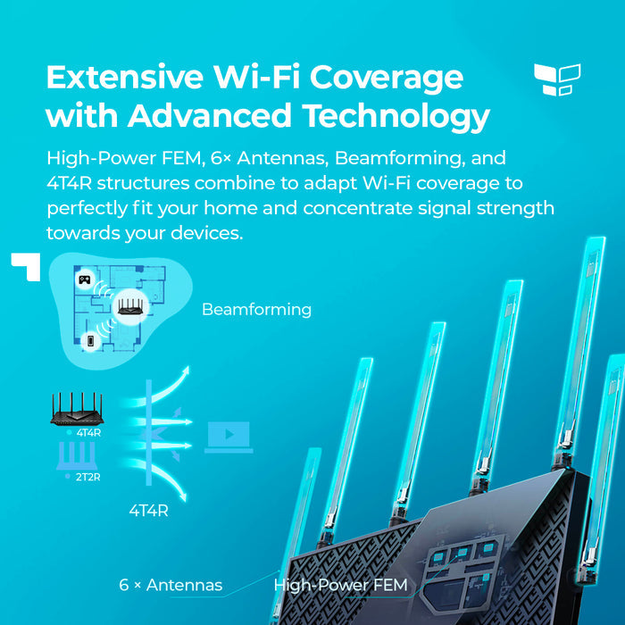 TP-LINK Archer AX73 Dual Bant Wi-Fi 6 Router AX5400