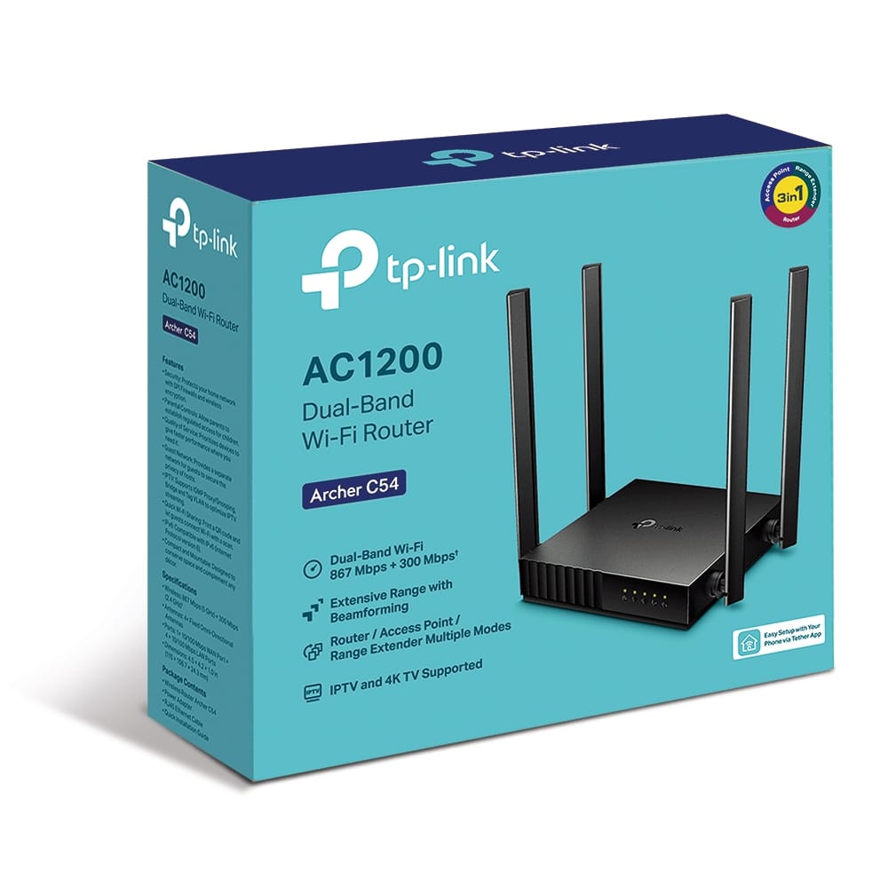 TP-Link AC1200 Wireless Dual Band Wi Fi Router ARCHER C54