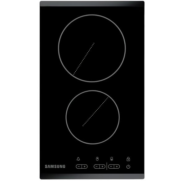 Samsung C21RJAN/BOL Siyah Cam  2 Gözlü  Elektrikli Ankastre Ocak