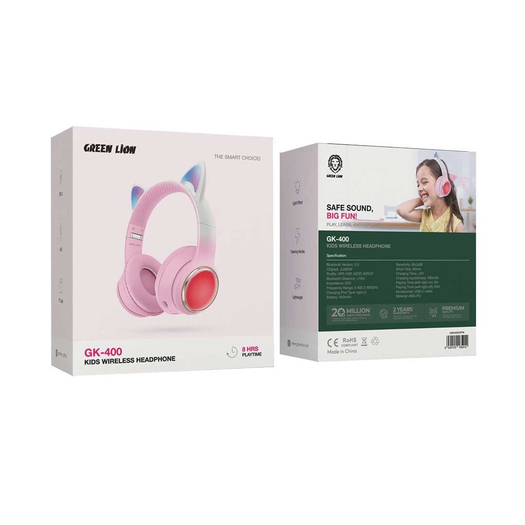 Green Lion GL-400 Çocuk Kablosuz Kulaklık