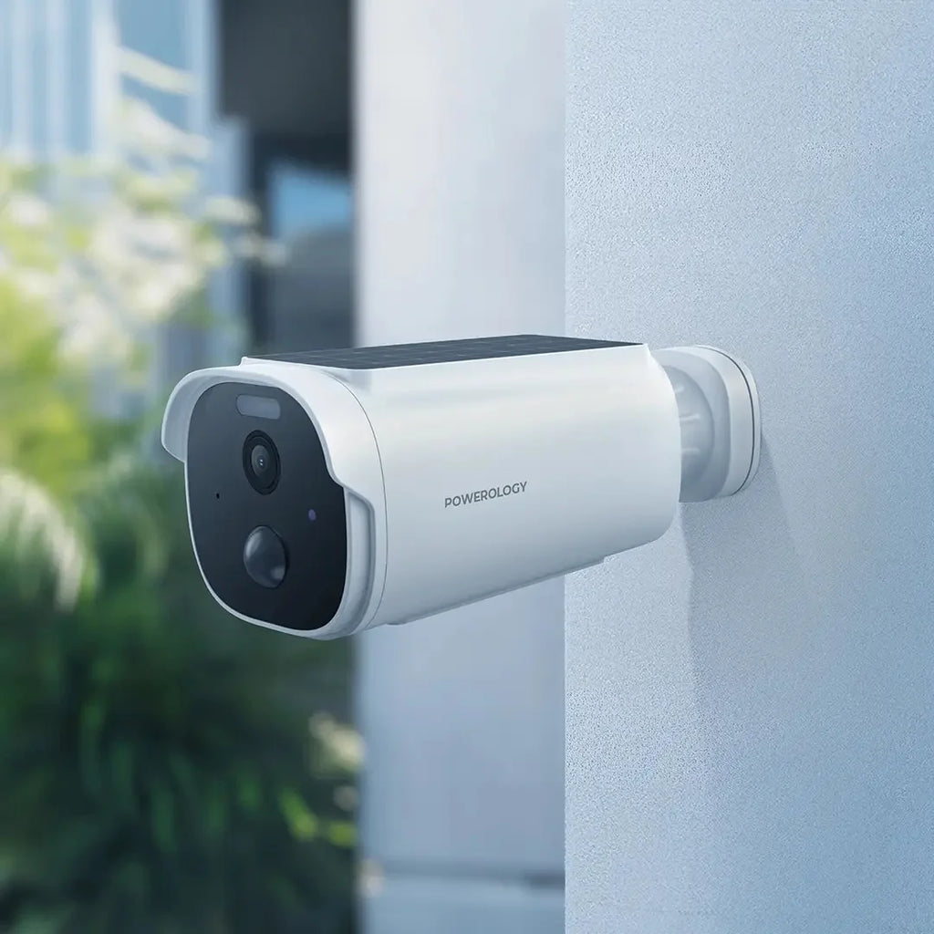 POWEROLOGY PP074 (2K) 3MP Built-in Solar with Night Vision Outdoor Camera