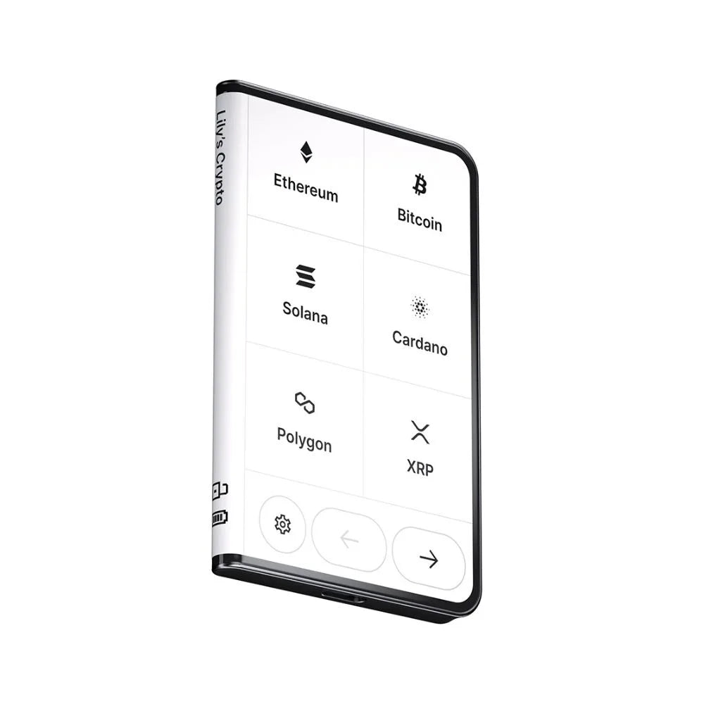 Ledger Stax The world's first secure touchscreen