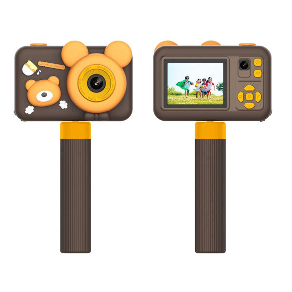 Porodo Kids Digital Camera With Tripod Stand: 26MP Camera Resolution, Front & Selfie Camera, 4-5H Working Time, 2H Recharge Time, 400mAh Battery, 2.0" IPS Screen