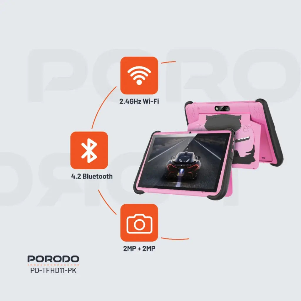 Porodo 10.1" Kids Android Tablet