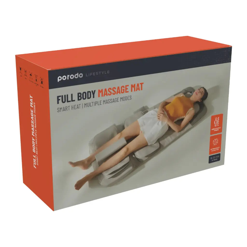 Porodo Lifestyle Full Body Massage Mat Smart Heat