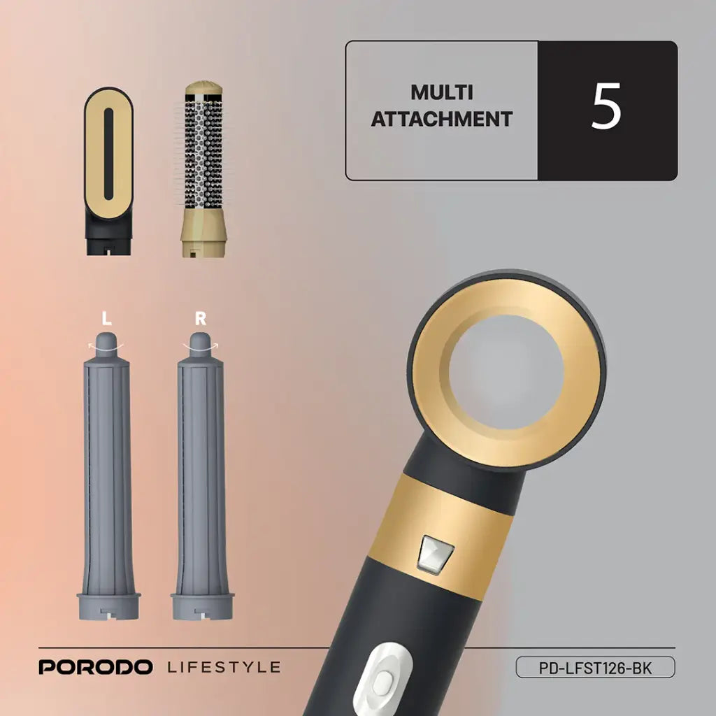 Porodo Lifestyle Çok Amaçlı Saç Kurutma Makinesi Seti