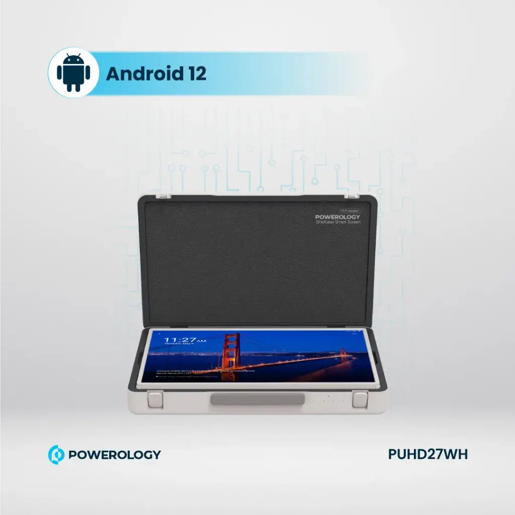 Powerology 27" Android Evrak Çantası Ekranı