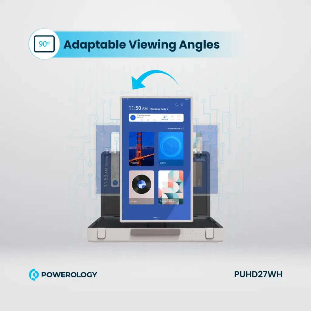 Powerology 27" Android Evrak Çantası Ekranı