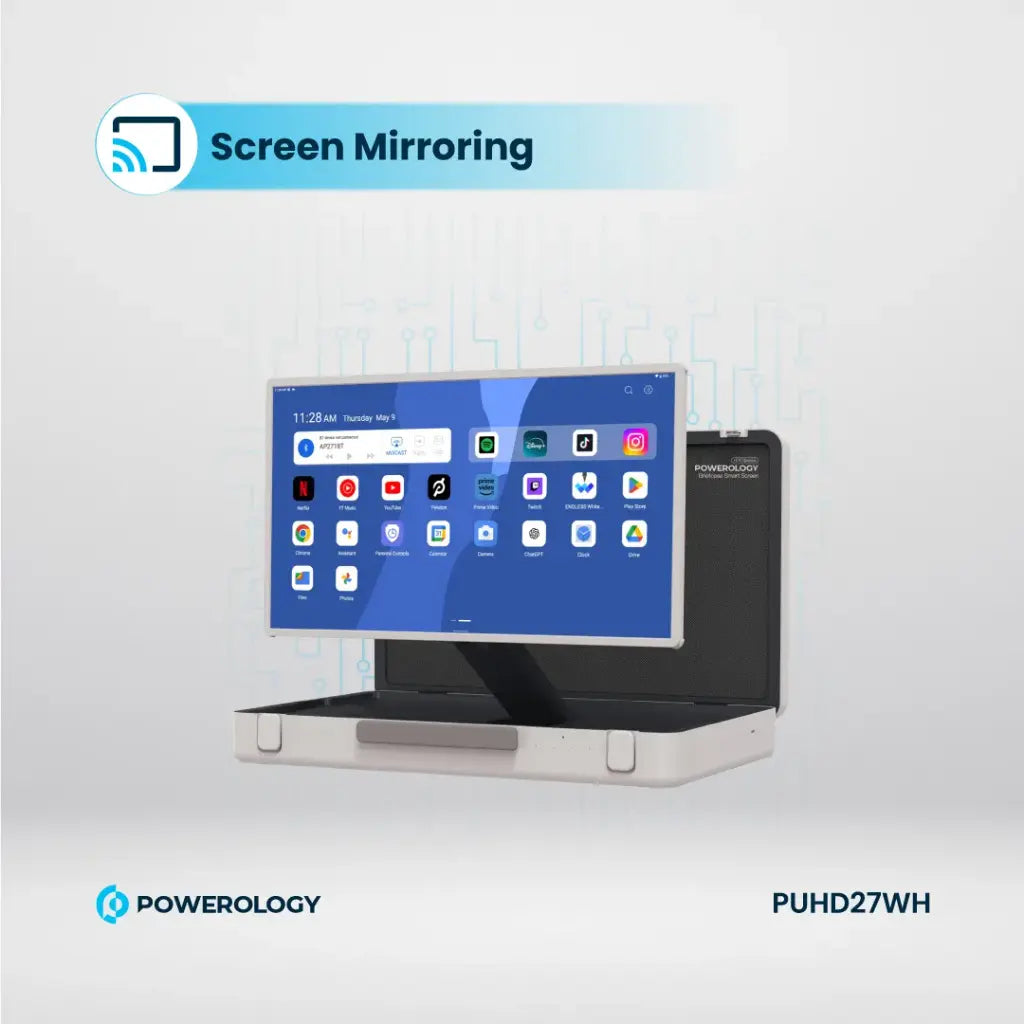 Powerology 27" Android Evrak Çantası Ekranı