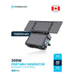 Powerology Portable Solar Power Generator 284Wh 300W QC 76800mAh