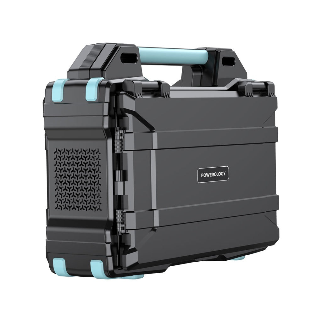 Powerology Portable Solar Power Generator 284Wh 300W QC 76800mAh