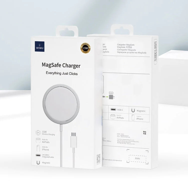 Wiwu Magnetic Wireless Charger 15w