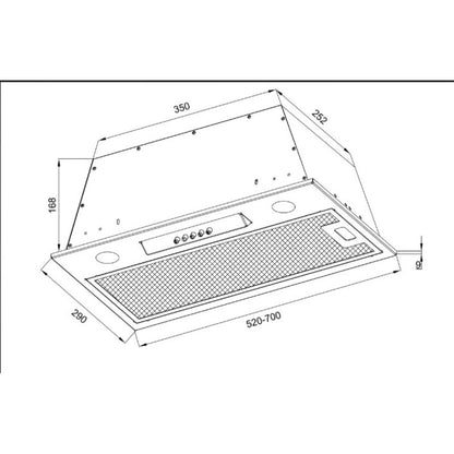 Ankastre STX-CASA52 60 CM Aspiratör2