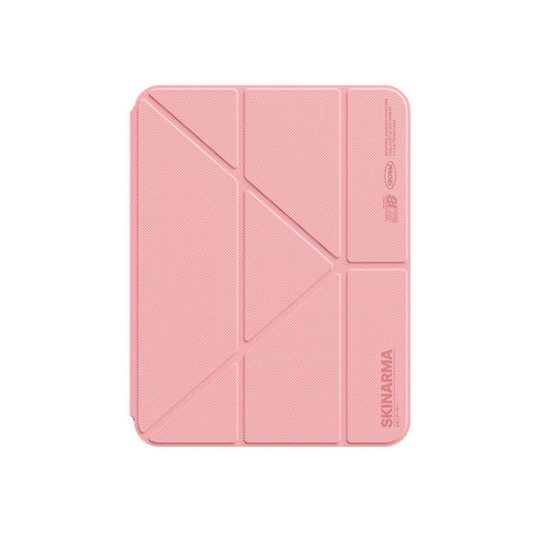 Apple iPad Air 11 2025 M3 - M2 Kılıf Skinarma Kalemlikli Arkası Şeffaf Standlı Magnetik Zeta Kılıf