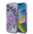 Apple iPhone 16 Pro Max Kılıf Guess Orjinal Lisanslı Magsafe Şarj Özellikli IML Baskılı Jungle Ring Kapak