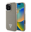 Apple iPhone 16 Pro Max Kılıf Guess Orjinal Lisanslı M-safe Şarj Özellikli Grained Triangle Kapak