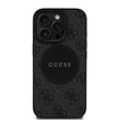Apple iPhone 16 Pro Max Kılıf Guess Orjinal Lisanslı Magsafe Şarj Özellikli Yazı Logolu Circle Classic Kapak