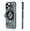Apple iPhone 16 Pro Max Kılıf Magsafe Şarj Özellikli Youngkit 360° Standlı Technology Serisi Kapak