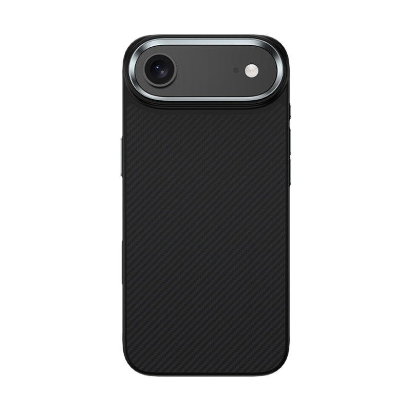 Apple iPhone 17 Air Kılıf Karbon Fiber M-safe Şarj Özellikli Benks Hybrid ArmorPro 600D Kevlar Kapak