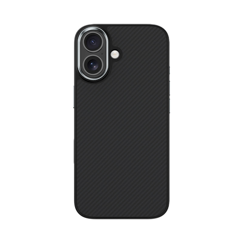 Apple iPhone 17 Kılıf Karbon Fiber M-safe Şarj Özellikli Benks Hybrid ArmorPro 600D Kevlar Kapak
