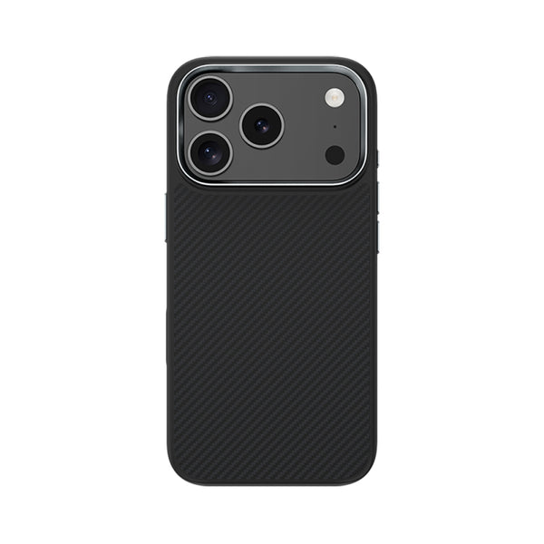 Apple iPhone 17 Pro Kılıf Karbon Fiber M-safe Şarj Özellikli Benks Hybrid ArmorPro 600D Kevlar Kapak
