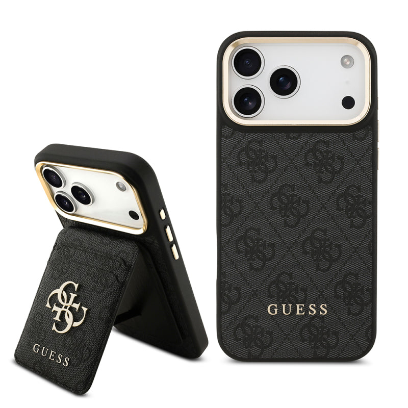 apple-iphone-17-pro-max-case-guess-original-licensed-m-safe-charging-feature-4g-metal-large-logo-card-holder-cover