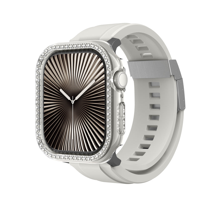 apple-watch-10-46mm-amazingthing-gleam-fit-fullguard-tasli-sert-pc-kasa-ve-ekran-koruyucu