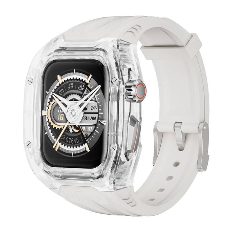apple-watch-7-45mm-wiwu-wi-wb013-rambo-series-2-in-1-transparent-pc-case-protector-rubber-strap