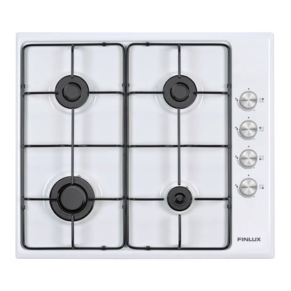 FINLUX FGH60TNW 4 Gözlü Beyaz Emaye Ocak1