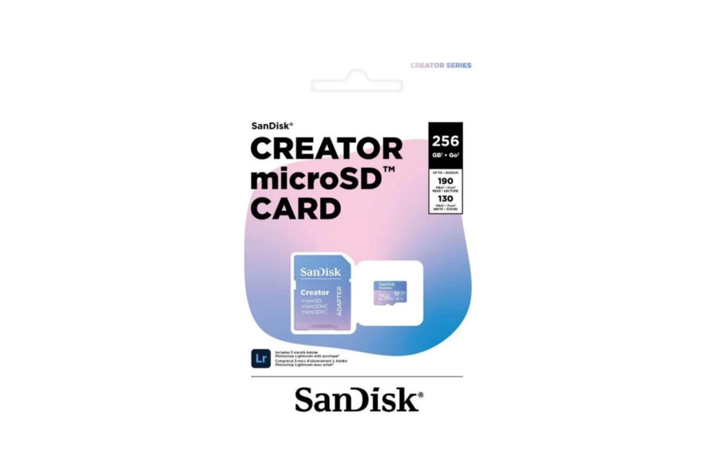 Sandisk Creator 512GB 190/130MB/S Microsdxc Uhs-I A2 V30 Adaptörlü Hafıza Kartı