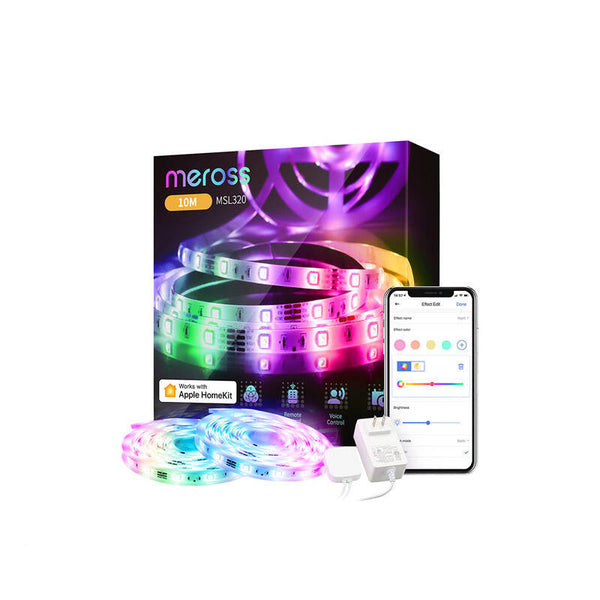 Meross Akıllı Led Şerit Wi-Fi RGB 5 Metre MSL320 Pro