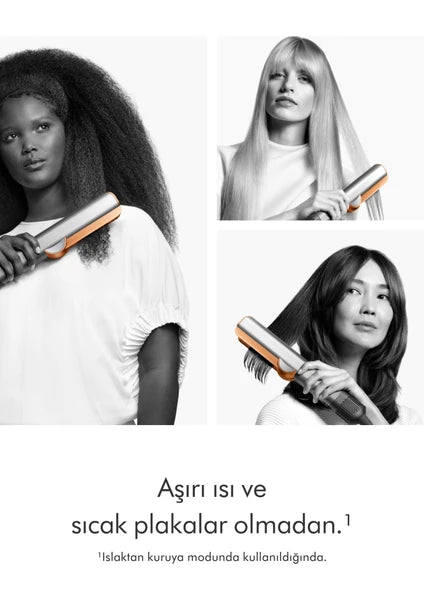 Dyson Airstrait™ Saç Düzleştirici (Jasper Plum)