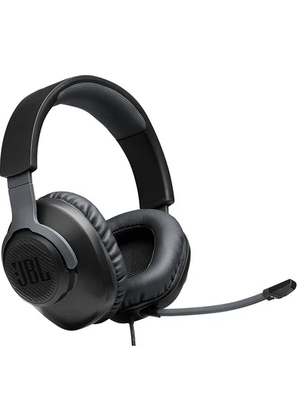 JBL Quantum 100 Çıkarılabilir Mikrofonlu 3.5mm Gaming Kulak Üstü Kulaklık