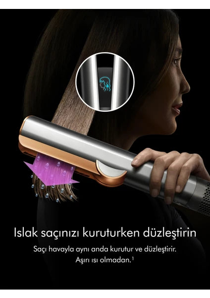 Dyson Airstrait™ Saç Düzleştirici (Jasper Plum)