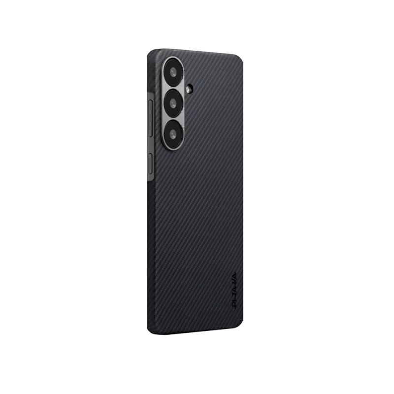 galaxy-s25-kilif-m-safe-sarj-ozellikli-600d-aramid-fiber-pitaka-ultra-slim-classic-serisi-black-grey-twill-kapak