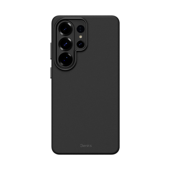 Galaxy S26 Ultra Kılıf M-safe Şarj Özellikli Çizilmeye Dayanıklı Benks VitaPro Serisi PU Deri Kapak